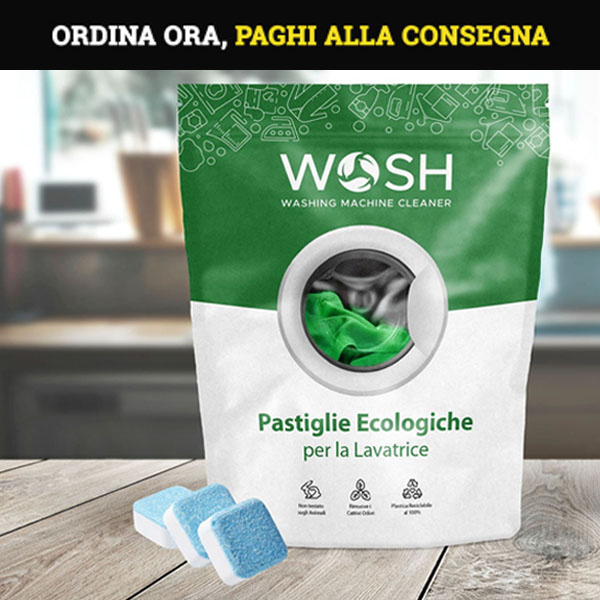 WOSH: Pastiglie Ecologiche per la Lavatrice